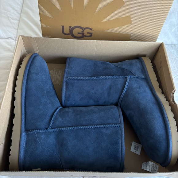 New Classic Short Navy Ugg Boots - Picture 13 of 13